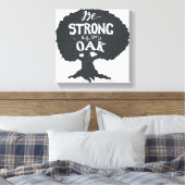 オーク材のように強い キャンバスプリント (インサイチュ (寝室))