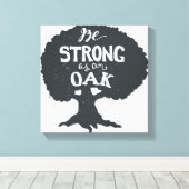 オーク材のように強い キャンバスプリント (インサイチュ (ウッドフロア))