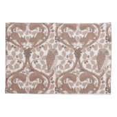 オーク材のウイスパー/フクロウとリス 枕カバー (裏面-左)