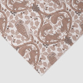 オーク材のウイスパー/フクロウとリス 薄葉紙 (詳細)