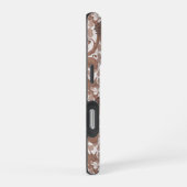 オーク材のウイスパー/フクロウとリス iPhoneケース (右側面)