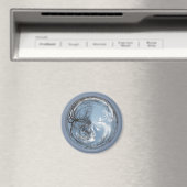 オーク材の木で空を見る マグネット (インサイチュ (食洗機))