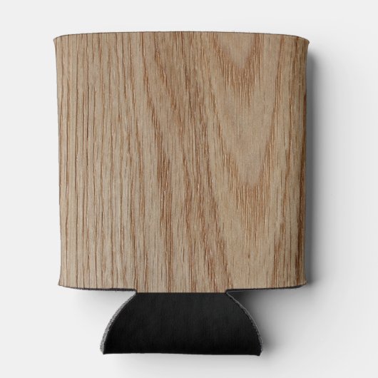 オーク材の木目 缶クーラー (裏面)