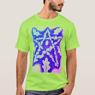 オーク材ペンタグラム明カラフルるい Tシャツ