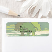 オーク材3本 ラベル (インサイチュ)