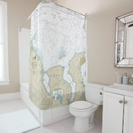 オーク湾へのアドミラルティー入江ダンジェネスへのアプローチ シャワーカーテン