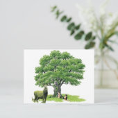 『オーク神父の訪問』 ポストカード (スタンド正面)