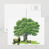 『オーク神父の訪問』 ポストカード (正面/裏面)