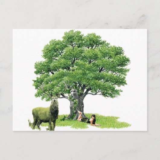 『オーク神父の訪問』 ポストカード (正面)