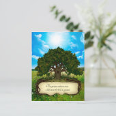 オーク素晴らしの木は小さな木の実だった誰が… ポストカード (スタンド正面)