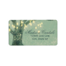 オーク素朴ツリーつるのメイソンの住所 シール