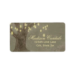 オーク素朴ツリーメイソンジャース住所 シール