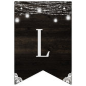 オーク素朴リッジ暗黒の木の愛は甘い結婚の バンティングフラッグ (第2の旗)