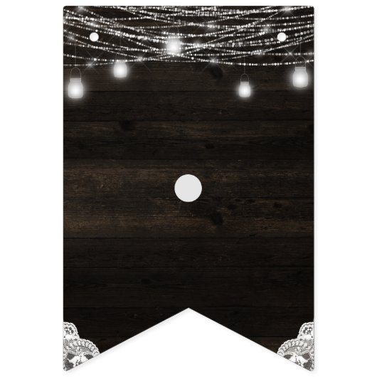 オーク素朴リッジ暗黒の木の愛は甘い結婚の バンティングフラッグ (第1の旗)