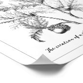 オーク葉の引用文ポスター ポスター (角)