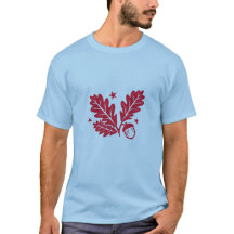 オーク葉の秋とアコーン