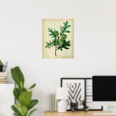 オーク葉ズno.5ファームハウスウォールデコール ポスター (ホームオフィス)