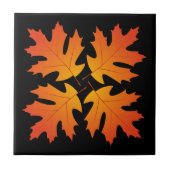 オーク葉材タイル タイル (正面)