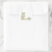 オーク葉材3 ラウンドシール (バッグ)