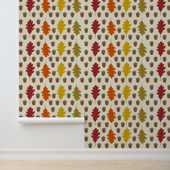 オーク葉秋とアコーズパターン（の模様が）ある 壁紙 (アプリケーション)