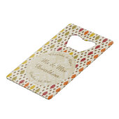 オーク葉秋とアコー結婚ズのカスタム クレジットカード栓抜き (正面アングル)