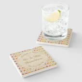 オーク葉秋とアコー結婚ズのカスタム ストーンコースター (横)