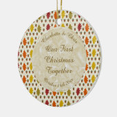 オーク葉秋とアコー結婚ズのカスタム セラミックオーナメント (左)