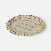 オーク葉秋とアコー結婚ズのカスタム ペーパープレート (アングル)