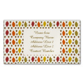 オーク葉秋とアコー結婚ズのカスタム マグネット名刺 (正面)