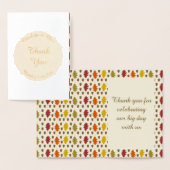 オーク葉秋とアコー結婚ズのカスタム 箔カード (ディスプレー)