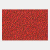 オーク葉自然アートパターン   ラッピングペーパーシート (正面)