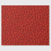 オーク葉自然アートパターン ラッピングペーパー (フラット)