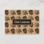 オーク葉自然 名刺 (正面)