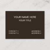 オーク葉自然 名刺 (裏面)