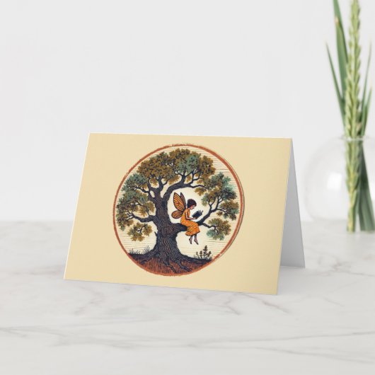 オーク読の木の妖精 カード (正面)
