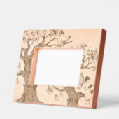 オーク読の木の妖精 レーザー彫刻フレーム (左)