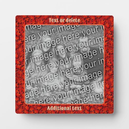 オーク離れ自然アート独自の写真を作成 フォトプラーク (正面)