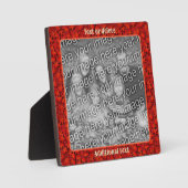 オーク離れ自然アート独自の写真を作成 フォトプラーク (正面)