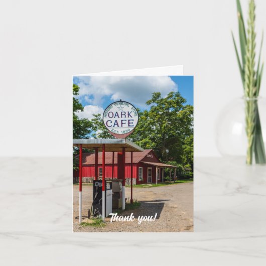 オーク ガス ポンプ 感謝カード (正面)