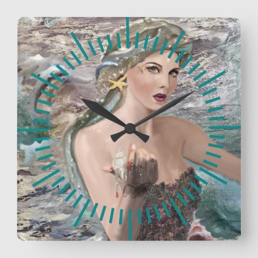 オーケアノスドーターウォールクロック スクエア壁時計