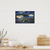 オーケスガーデンシアターの夜景と ポスター (キッチン)