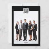 オーケストラのチェロのクリスマスツリー金ゴールドの黒い写真 シーズンカード (裏面)