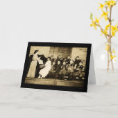 オーケストラの子供1910年 カード (黄色い花)