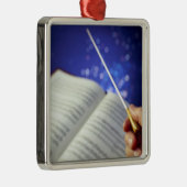 オーケストラの指揮者の要素1 メタルオーナメント (右)