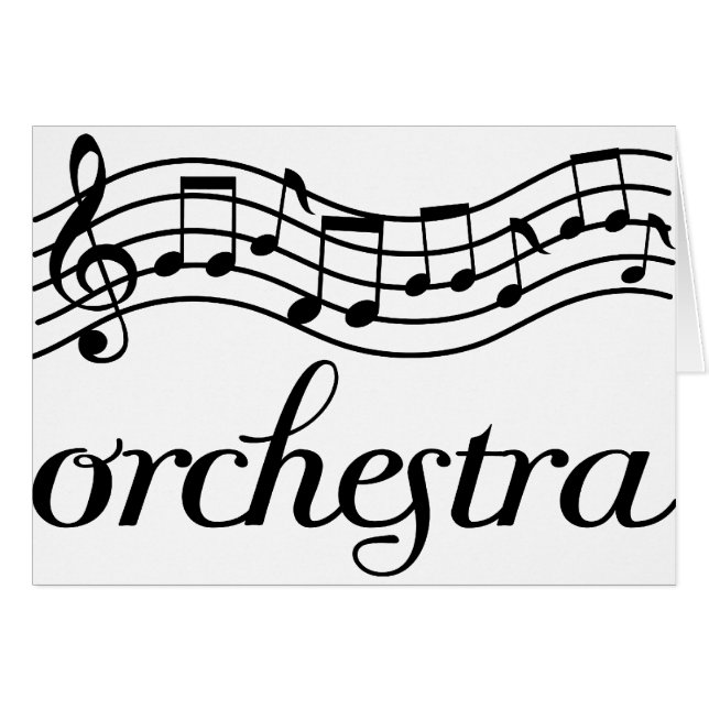 オーケストラの黒いスタッフ (正面横)