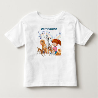 オーケストラのTシャツだ子供へ トドラーTシャツ