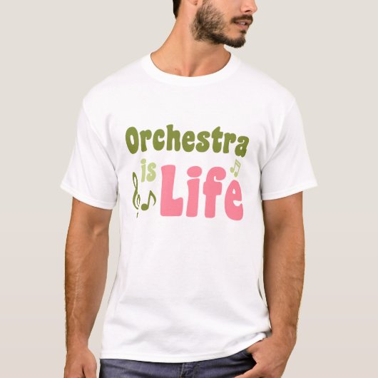 オーケストラは人生だ Tシャツ (正面)