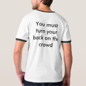オーケストラを導くため…. Tシャツ (裏面)