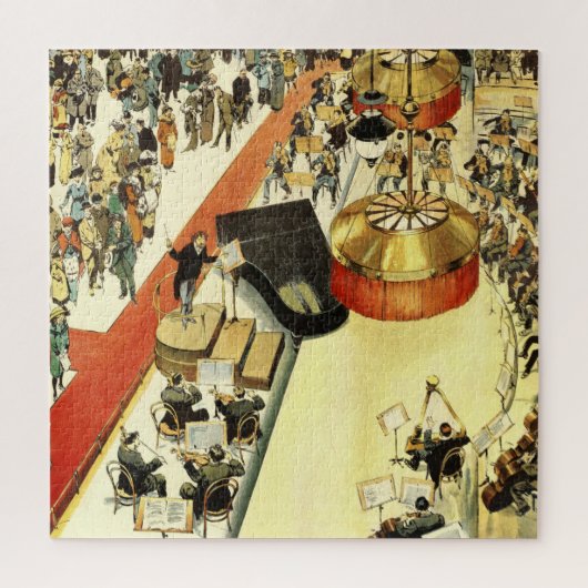 オーケストラクラシカルー音楽コンサートProms London UK ジグソーパズル (縦)