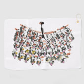 オーケストラゴルフタオル ゴルフタオル (横)